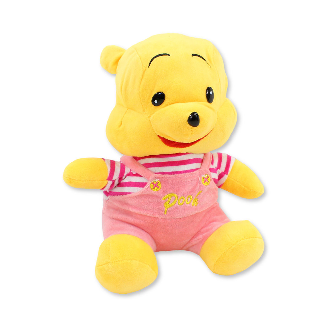 Pooh Plush Toy – Yellow with Pink T-Shirt - Assortments - OKO