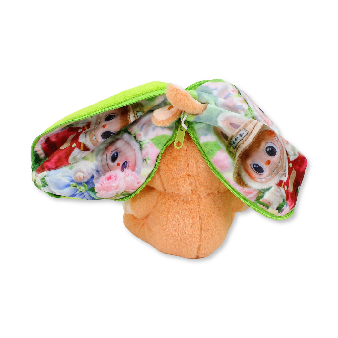 Labubu with Zipper Plush Toy