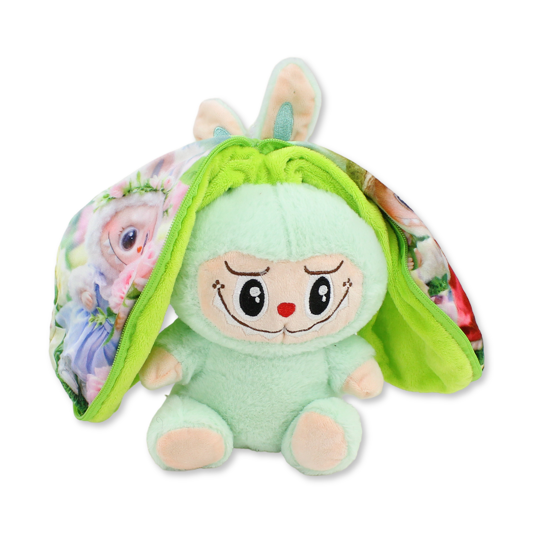 Labubu with Zipper Plush Toy