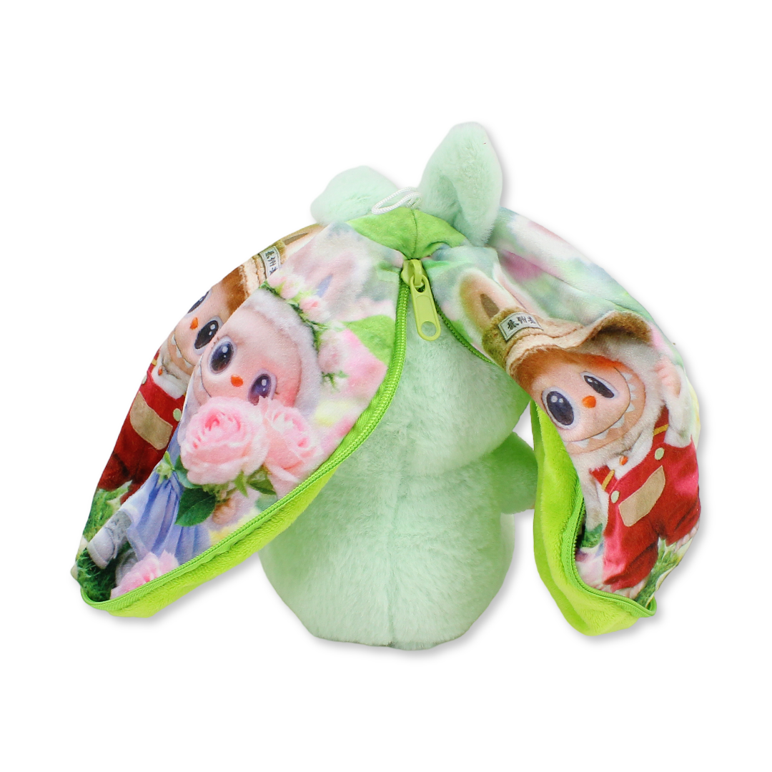 Labubu with Zipper Plush Toy