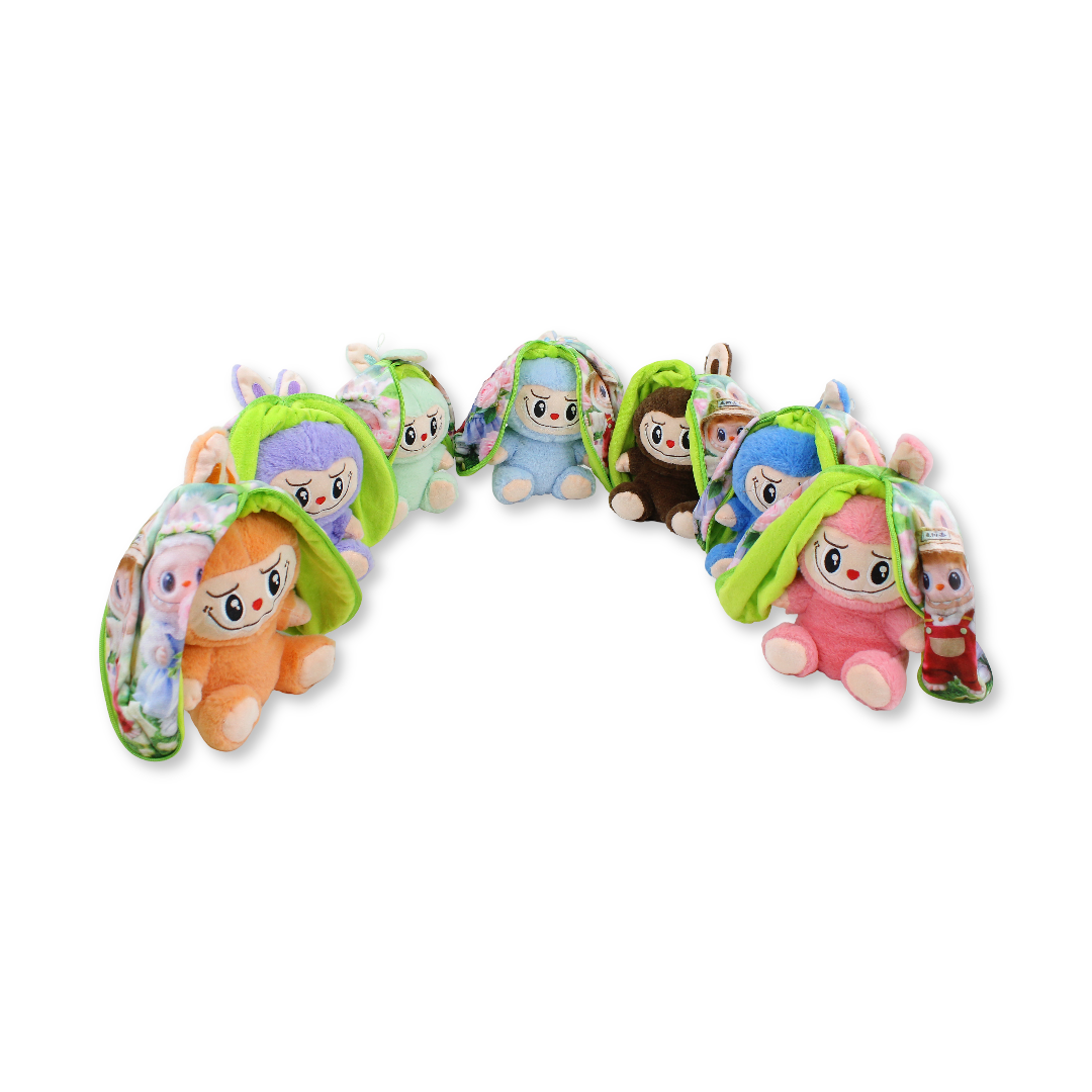 Labubu with Zipper Plush Toy