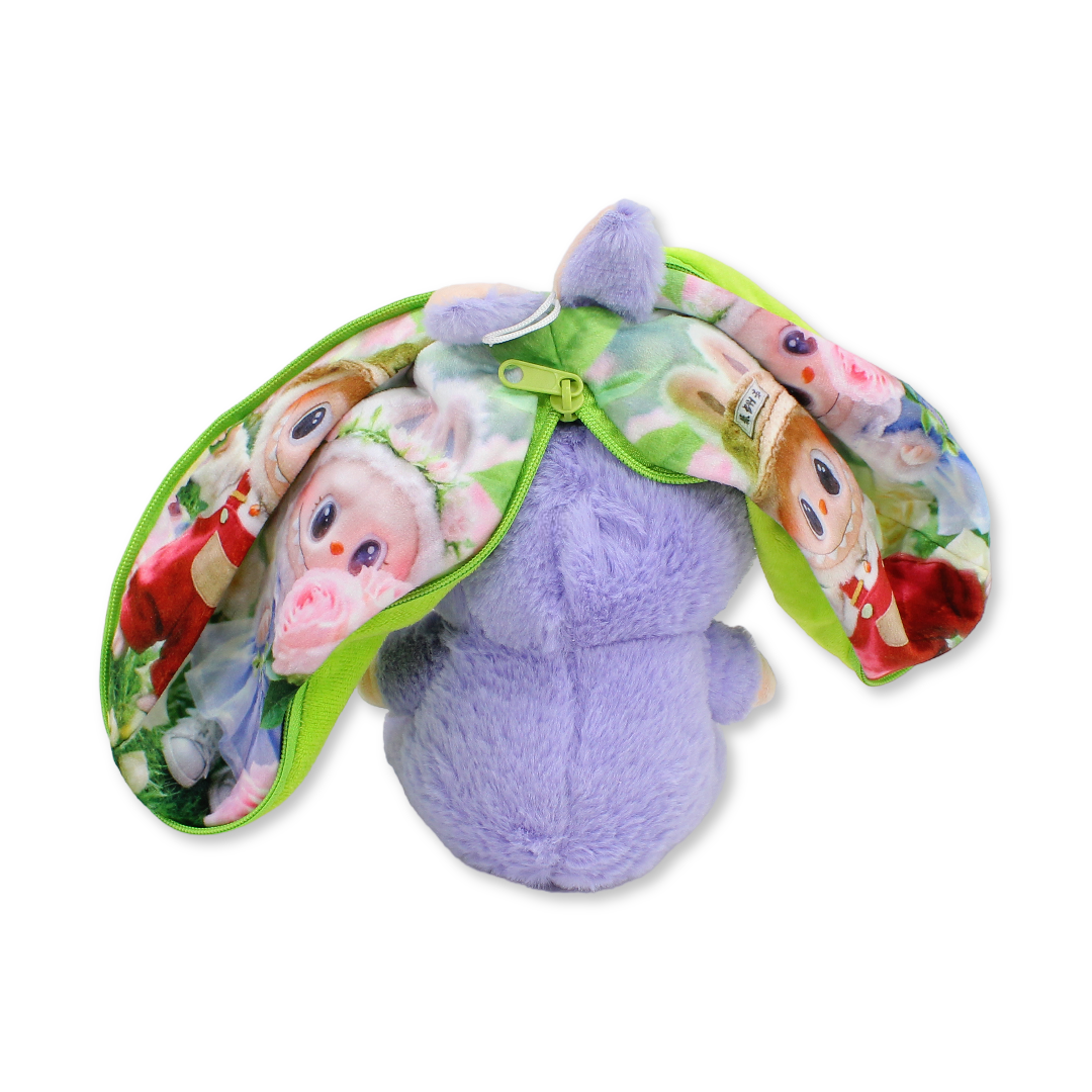 Labubu with Zipper Plush Toy