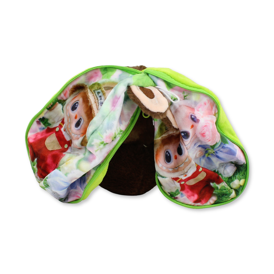 Labubu with Zipper Plush Toy