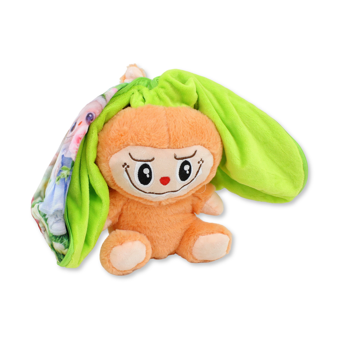 Labubu with Zipper Plush Toy