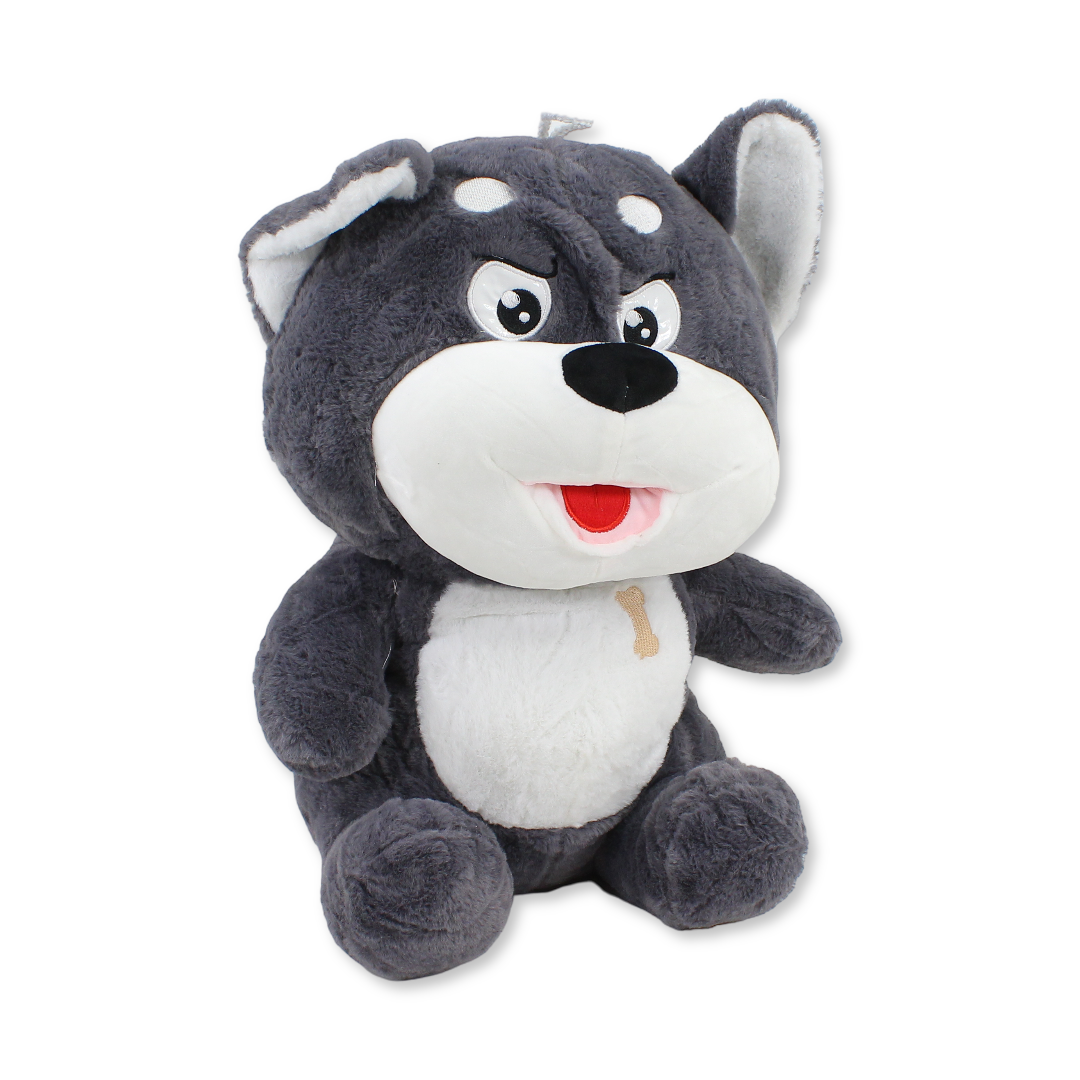 Dog Plush Toy – Grey