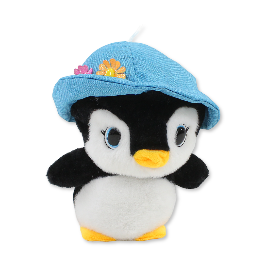 Penguin Plush Toy – with Baby Blue Hat - Assortments - OKO