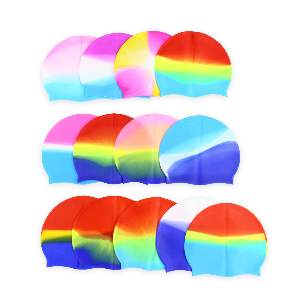 Silicone Swimming Cap – Multicolor