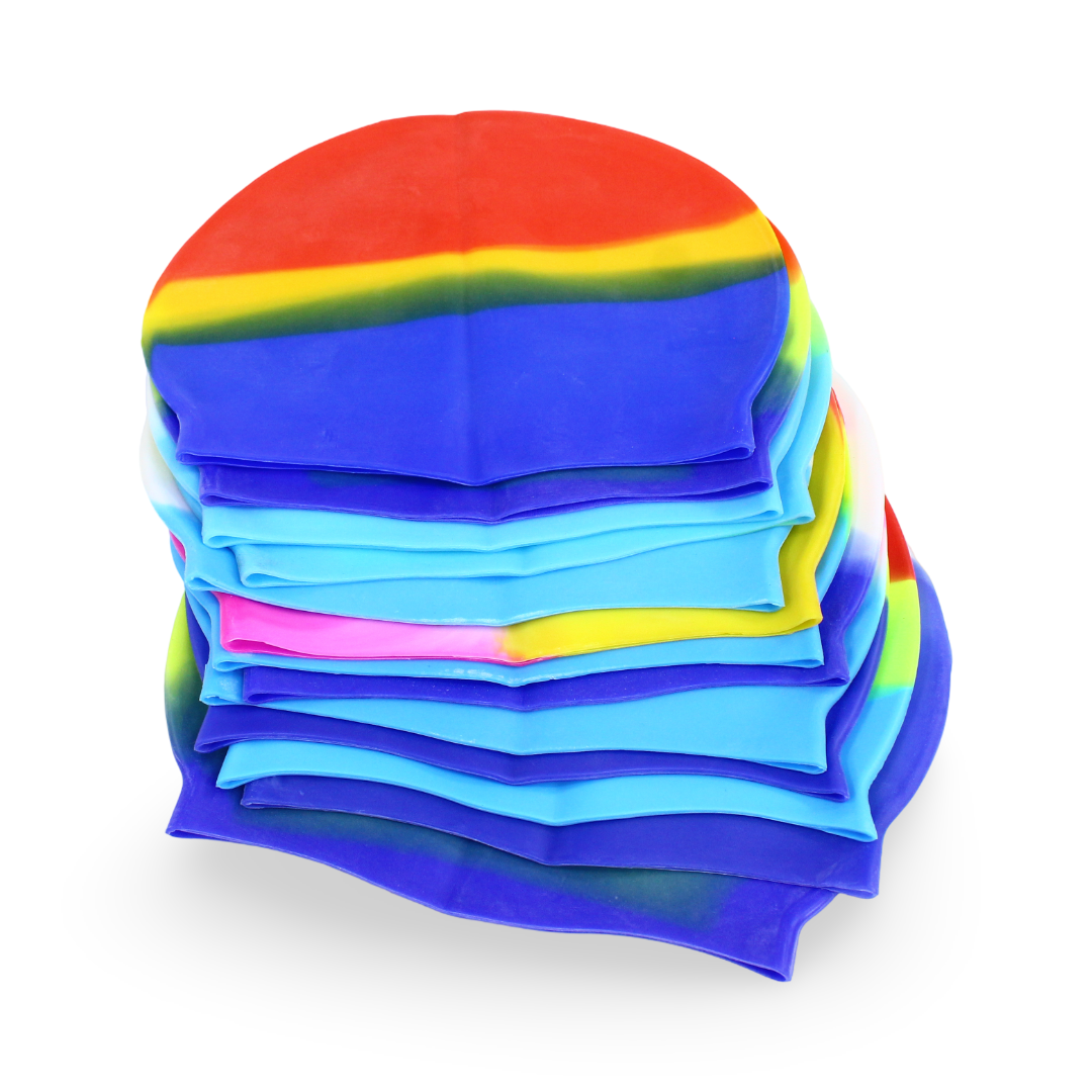 Silicone Swimming Cap – Multicolor