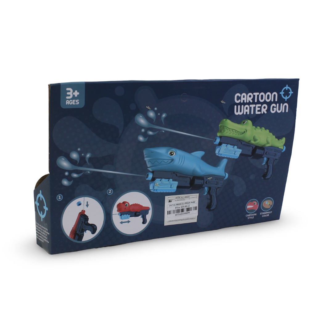Dinosaur Water Gun Toy – Red & Navy