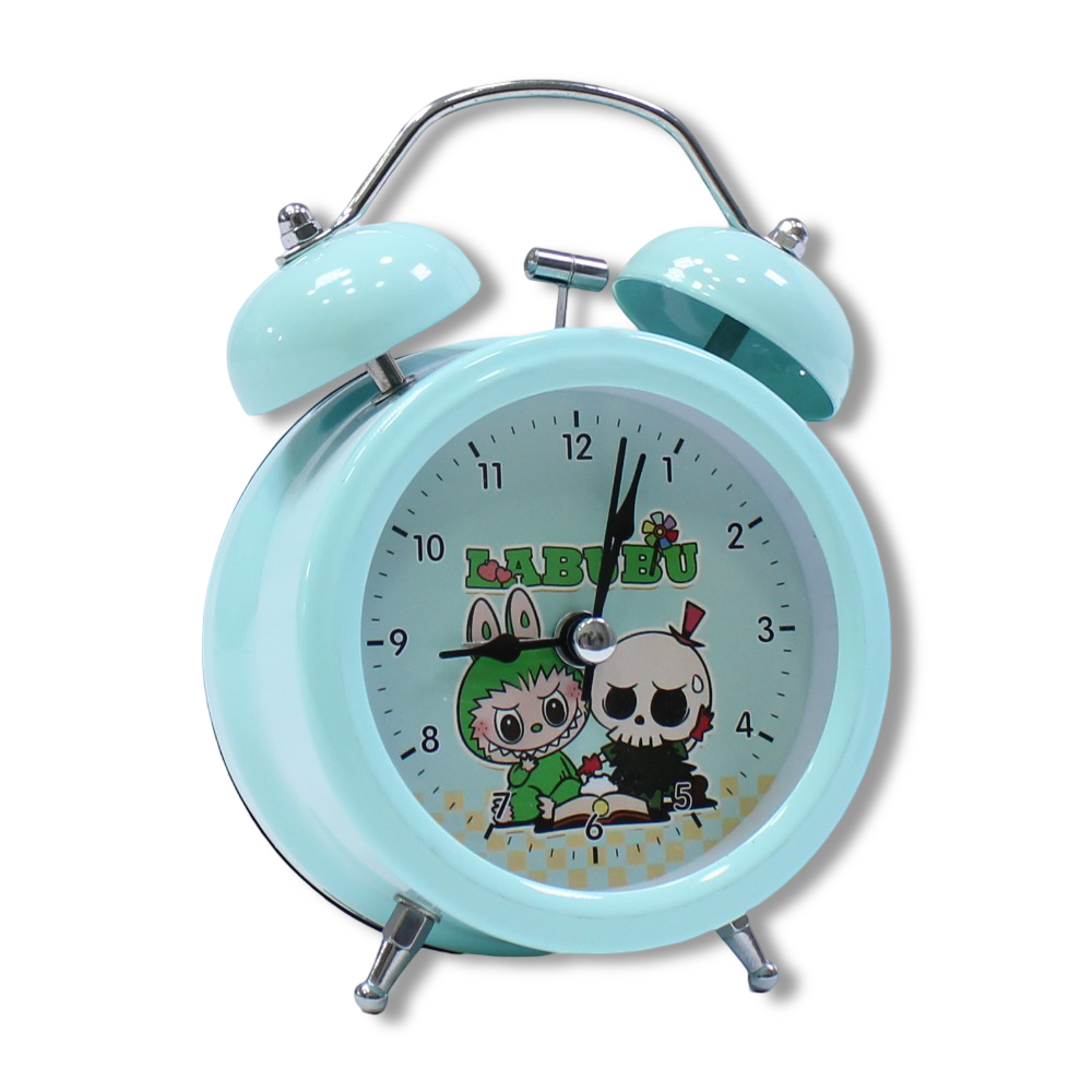Labubu Metal Alarm Clock – Mint