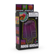 Nee Doh Nice-Sicle Super Solid Squishy Toy – Purple with Ice Cream Design
