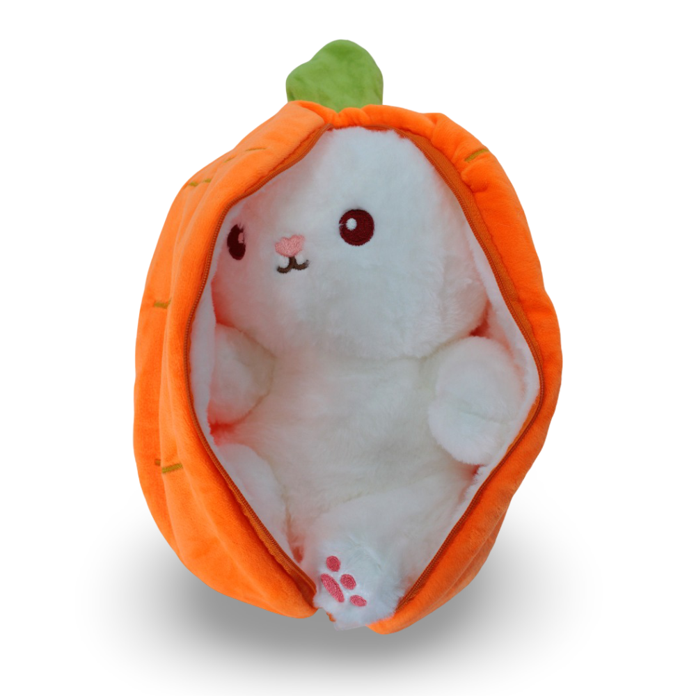 Bunny in a Carrot Plush Toy