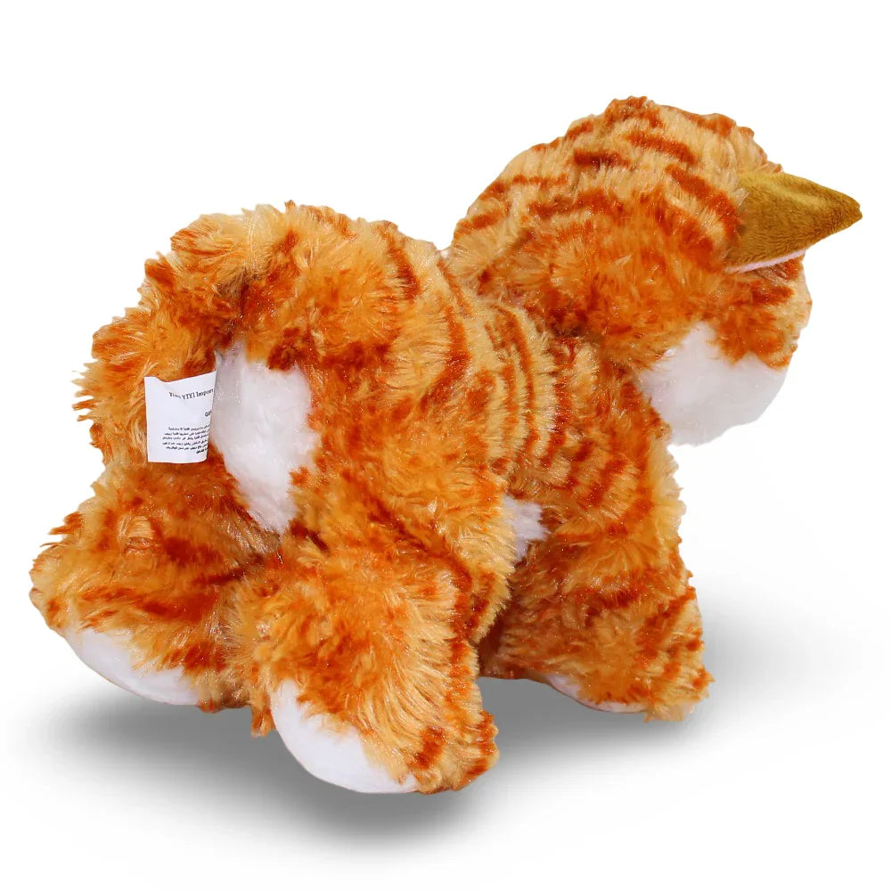 Striped Salmon Cat Plush Toy