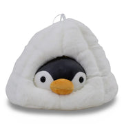 Penguin Plush Toy in a White Igloo