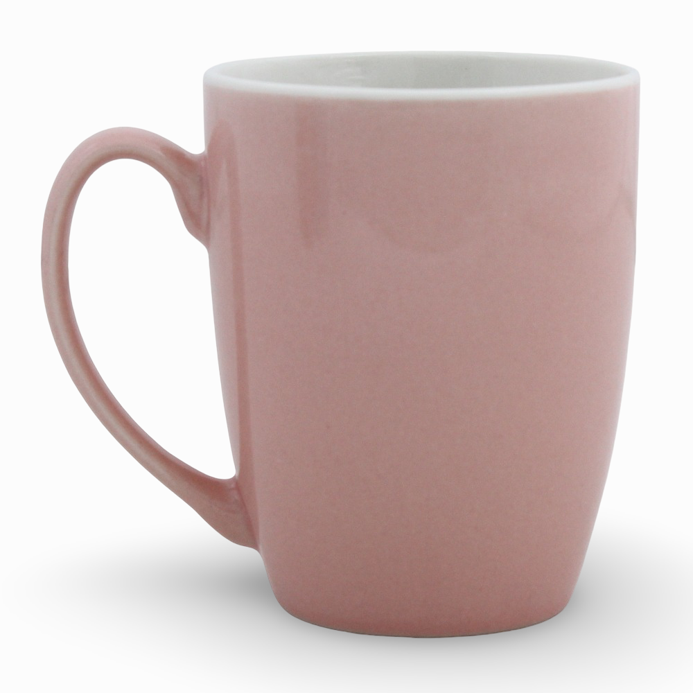 Porcelain Mug – Pink with Minnie Mouse Print
