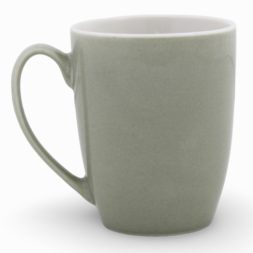 Porcelain Mug – Olive with Daisy Duck Print