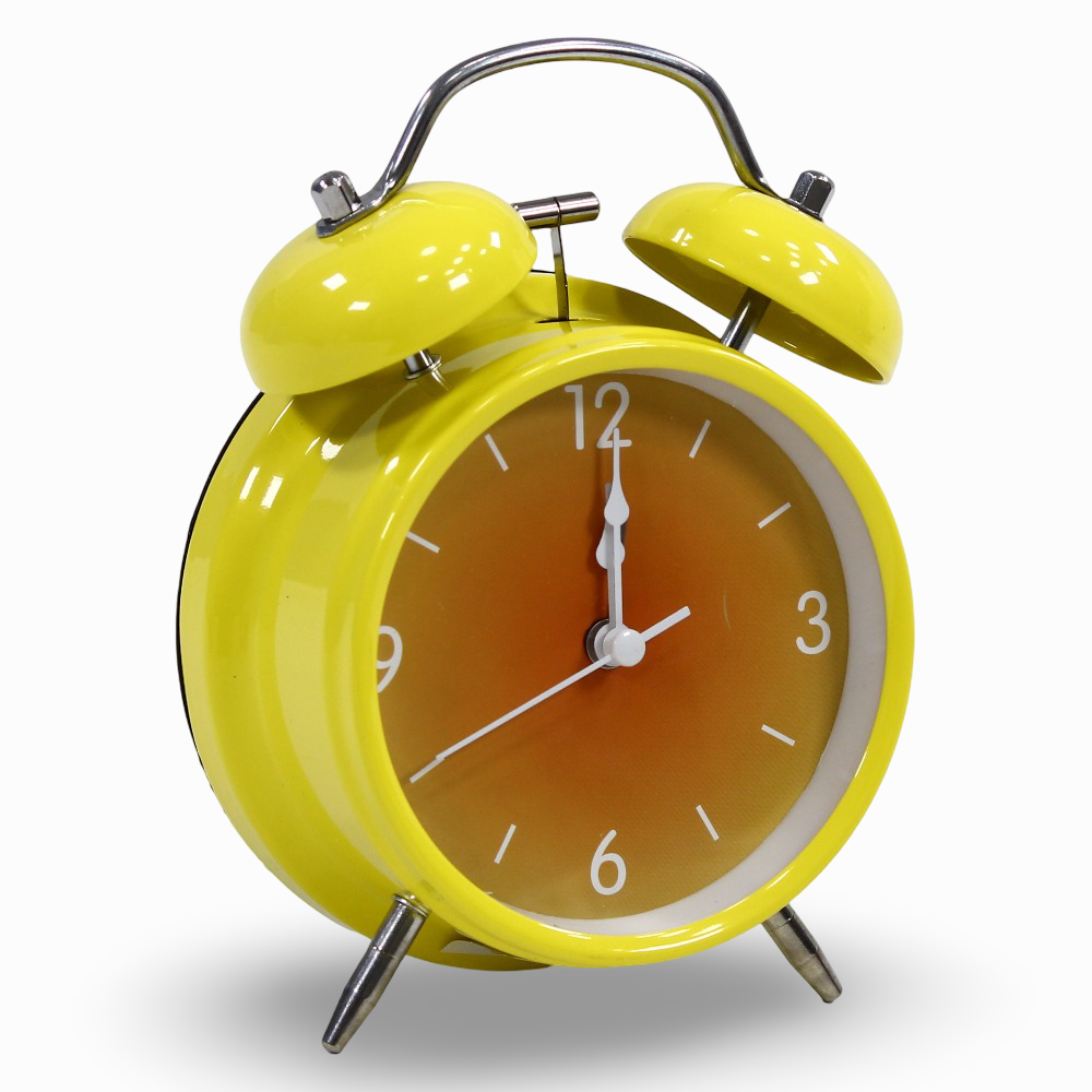 Metal Alarm Clock – Yellow