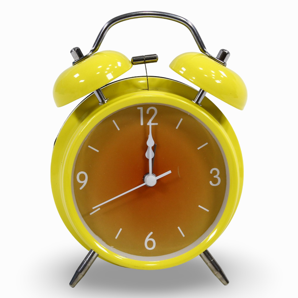 Metal Alarm Clock – Yellow