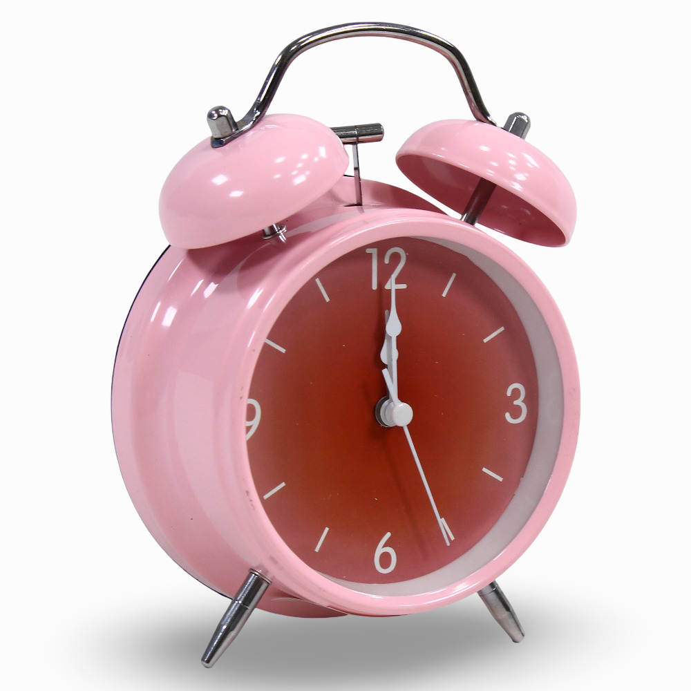 Metal Alarm Clock – Pink