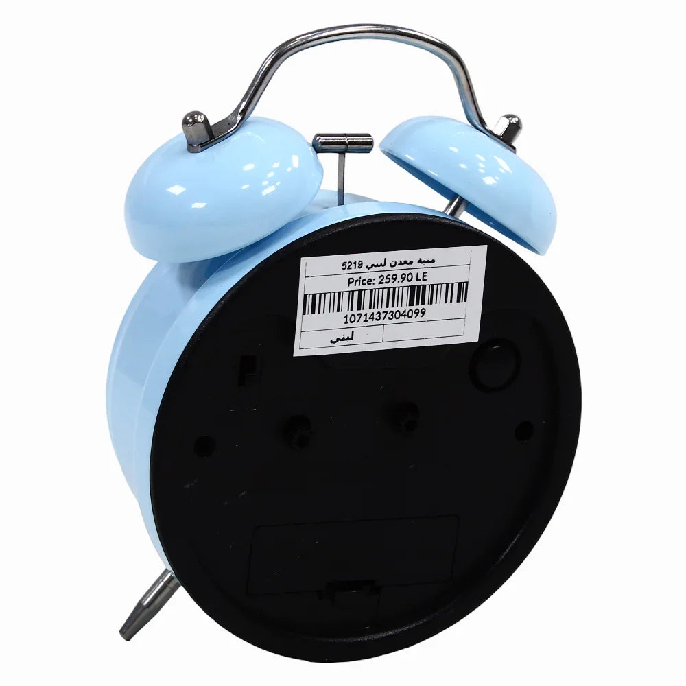 Metal Alarm Clock – Baby Blue