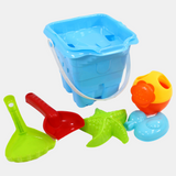 Beach Bucket with Water Sprayer – Baby Blue