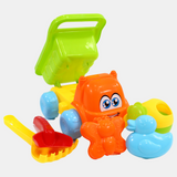 Beach Tipper Truck with Water Sprayer & Tools – Orange & Green