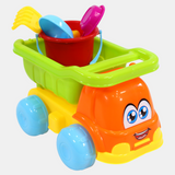 Beach Tipper Truck with Bucket – Orange & Green
