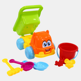 Beach Tipper Truck with Bucket – Orange & Green