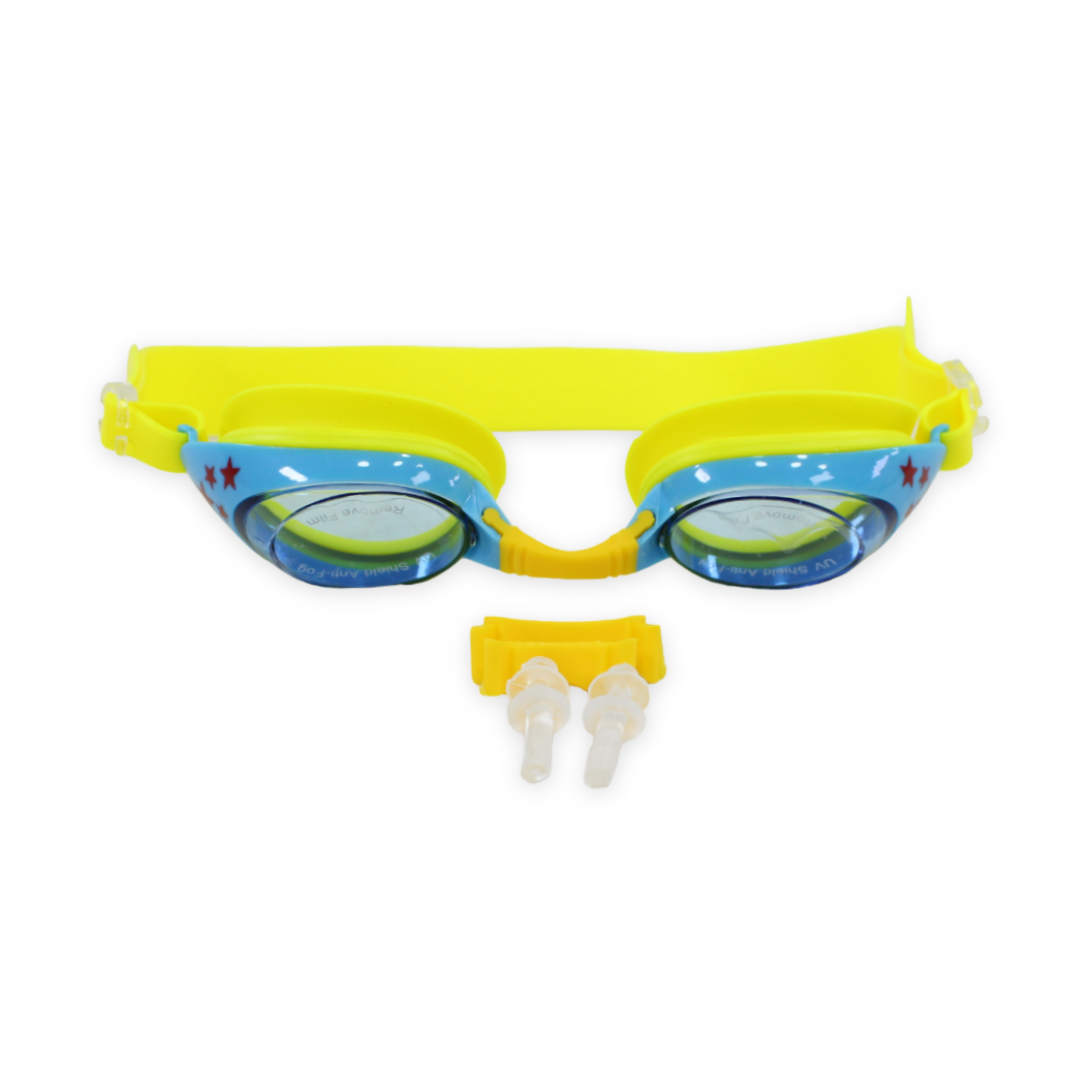 Jeeldoo Kids Swimming Goggles – Blue & Yellow