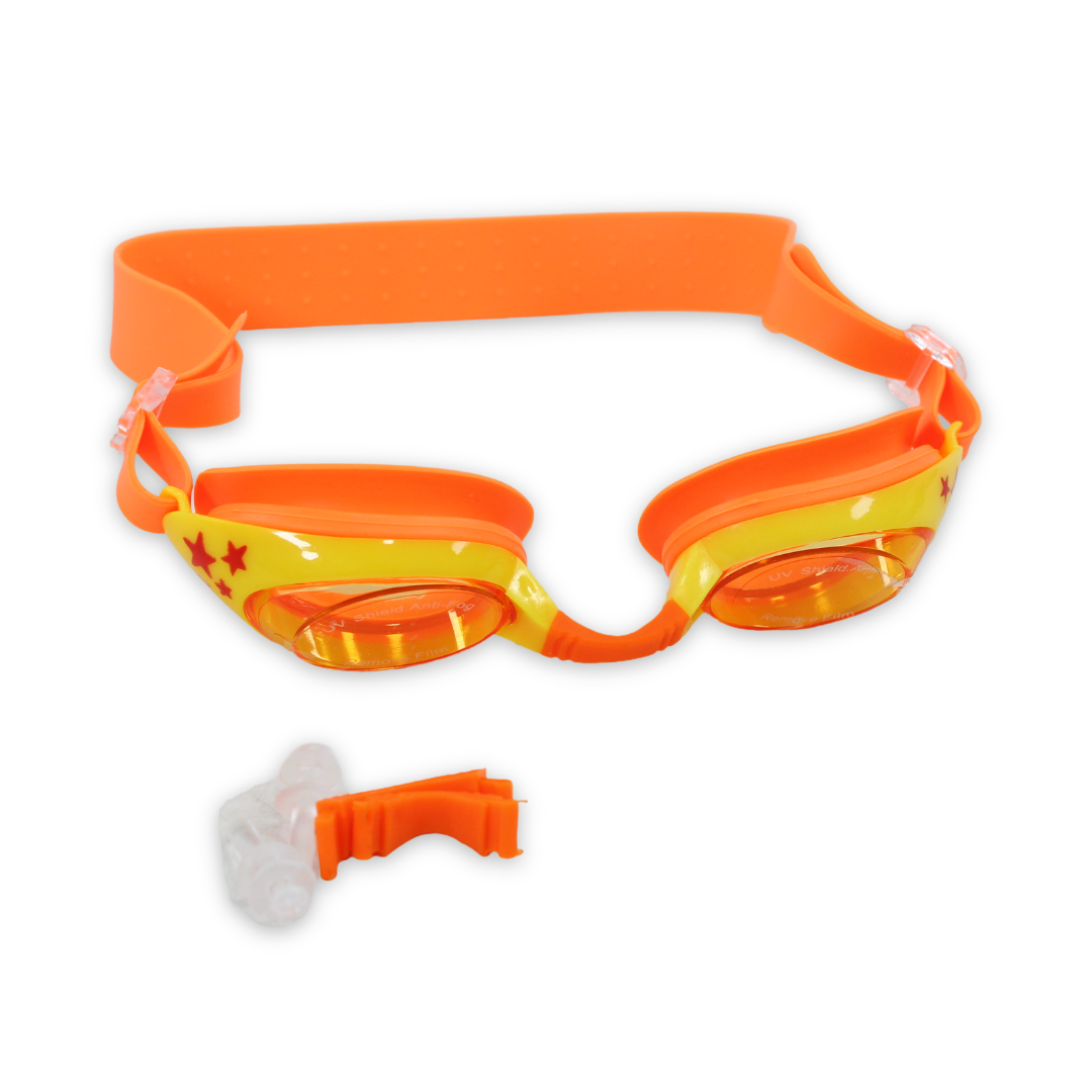 Jeeldoo Kids Swimming Goggles – Orange & Yellow