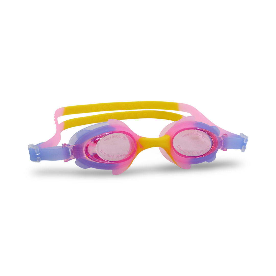 Jeeldoo Kids Swimming Goggles – Pink & Yellow