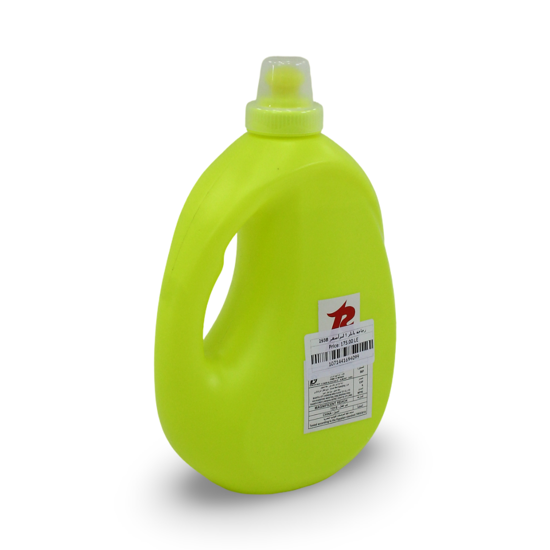Bottle of Bubble Soap Solution 1L – Yellow