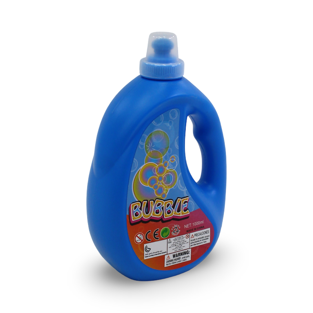 Bottle of Bubble Soap Solution 1L – Blue