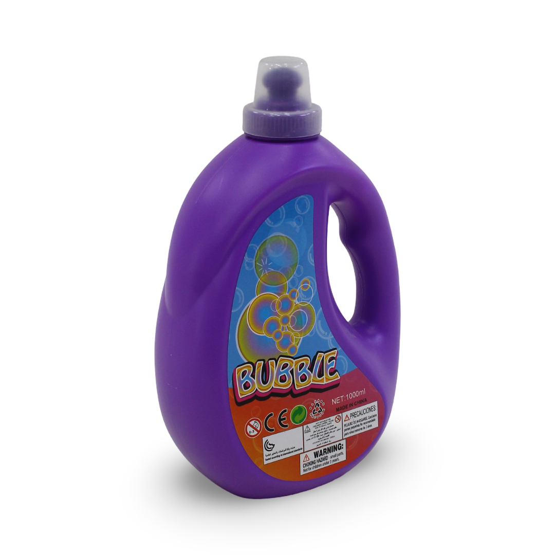 Bottle of Bubble Soap Solution – 1L – Purple - Toys - OKO