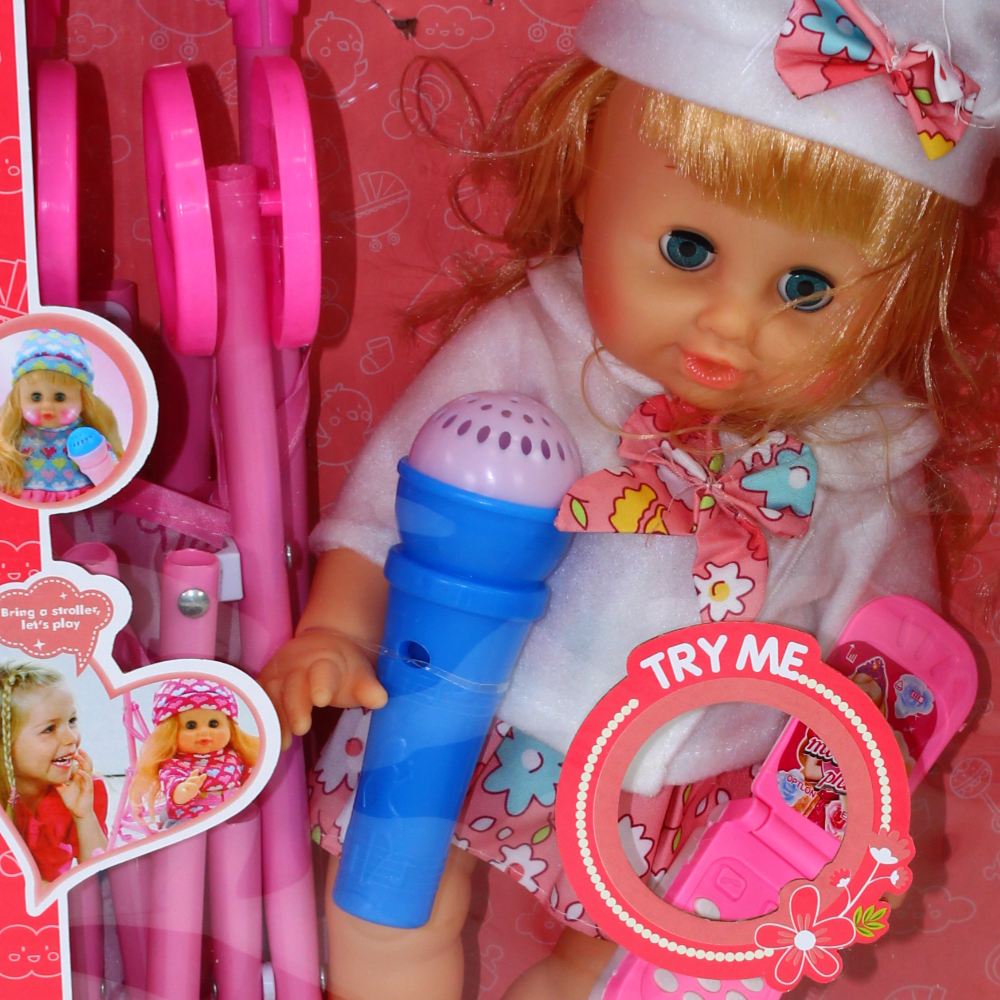 Cufan Playtime Baby Doll with a Stroller
