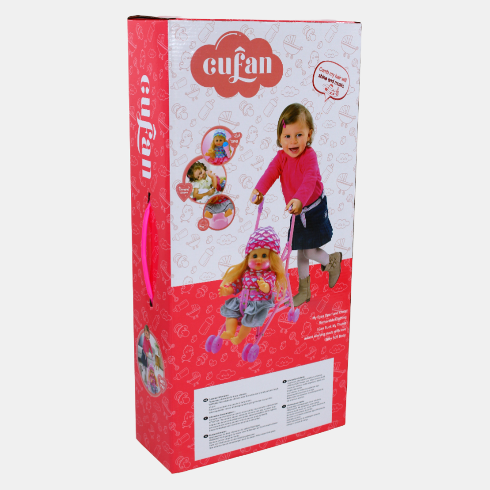 Cufan Playtime Baby Doll with a Stroller