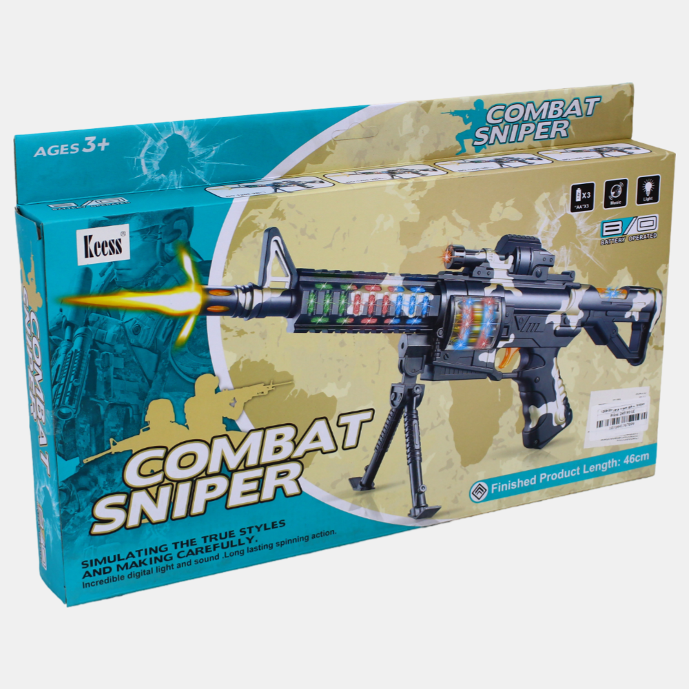 Combat Sniper Shooter Gun – Light & Sound