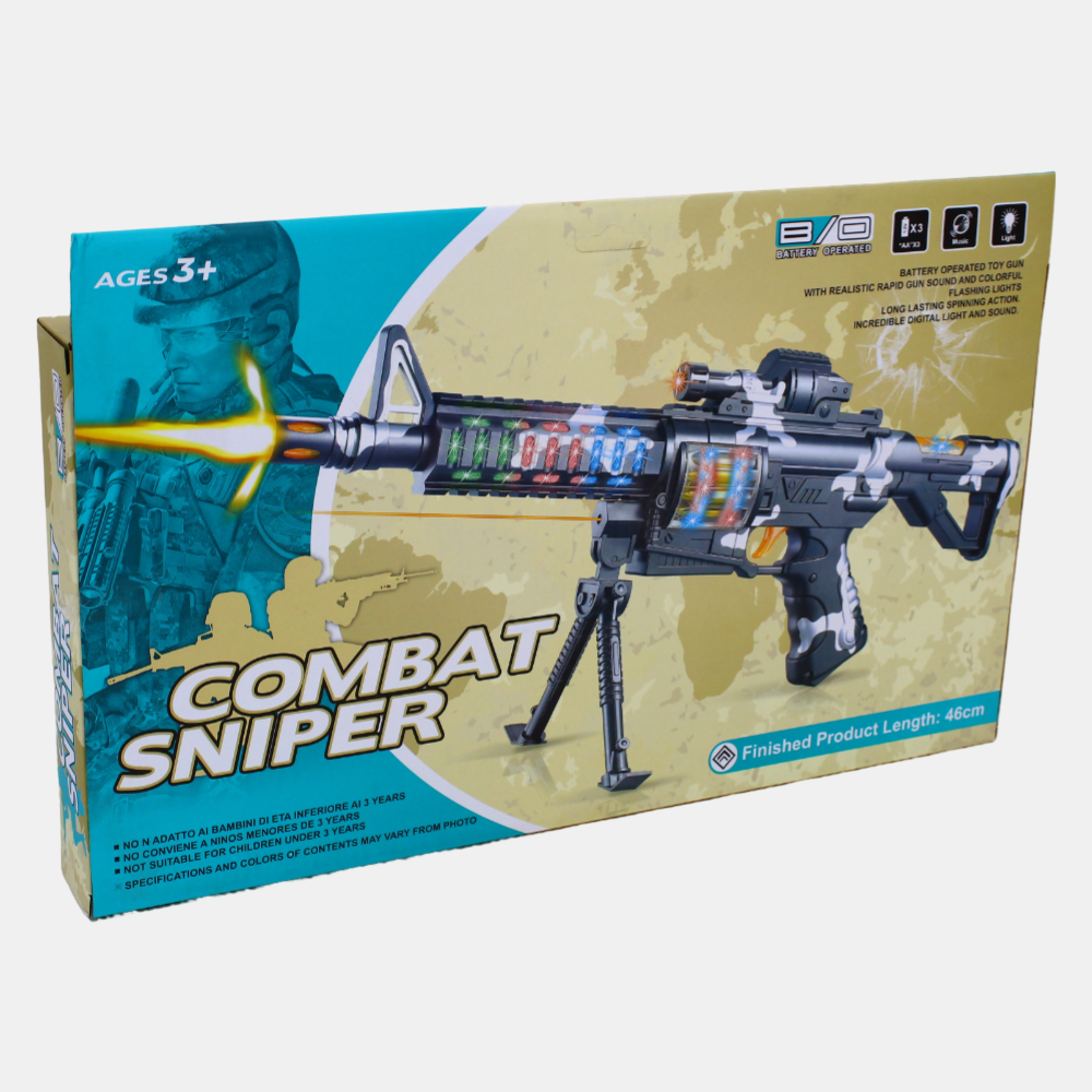 Combat Sniper Shooter Gun – Light & Sound