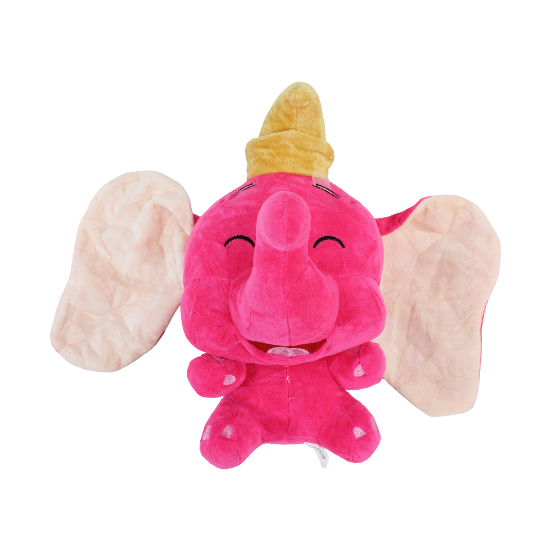Elephant Plush Toy Set – Fuchsia