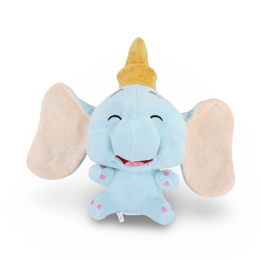Elephant Plush Toy Set – Baby Blue