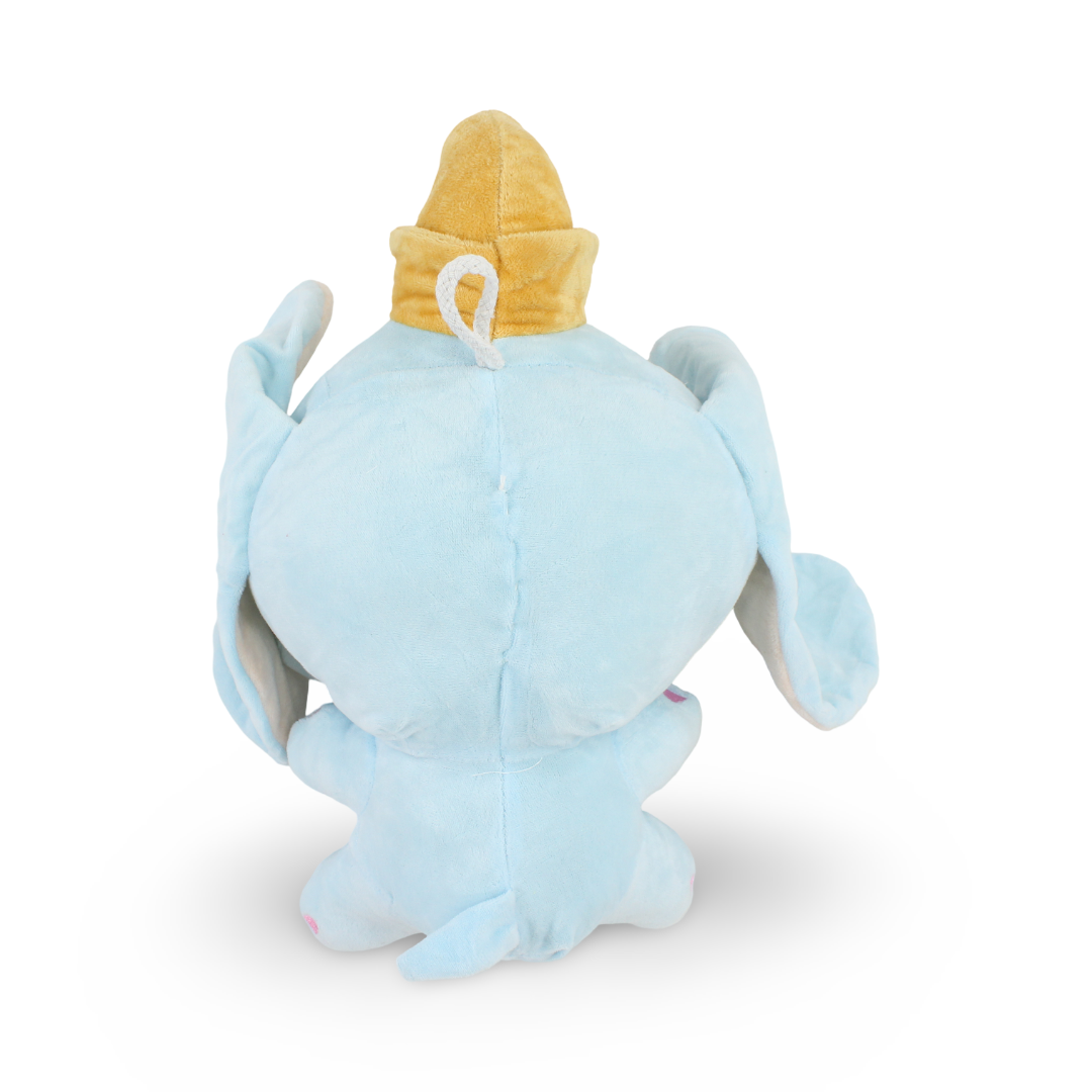 Elephant Plush Toy Set – Baby Blue