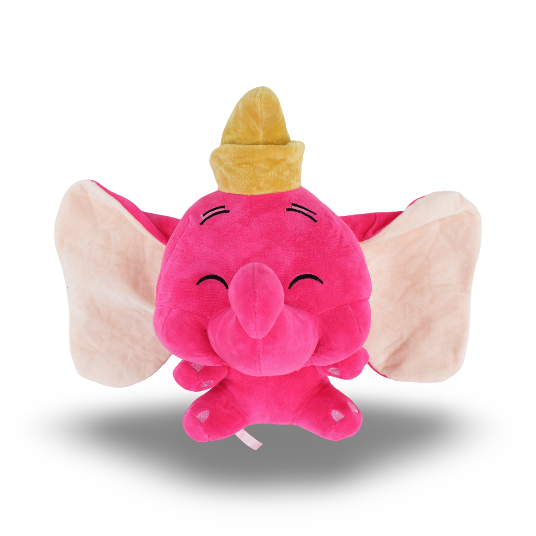 Elephant Plush Toy Set – Fuchsia