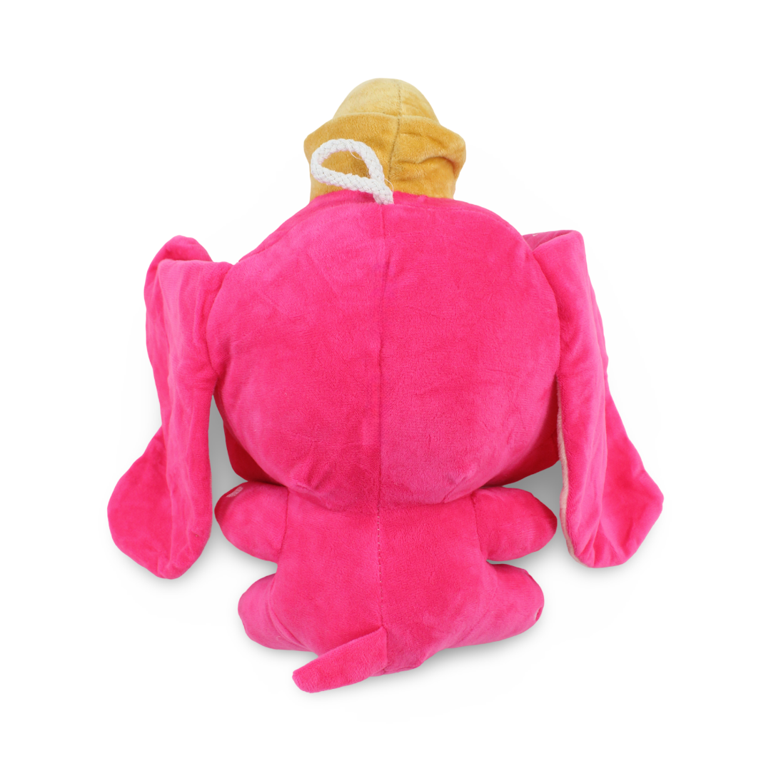 Elephant Plush Toy Set – Fuchsia
