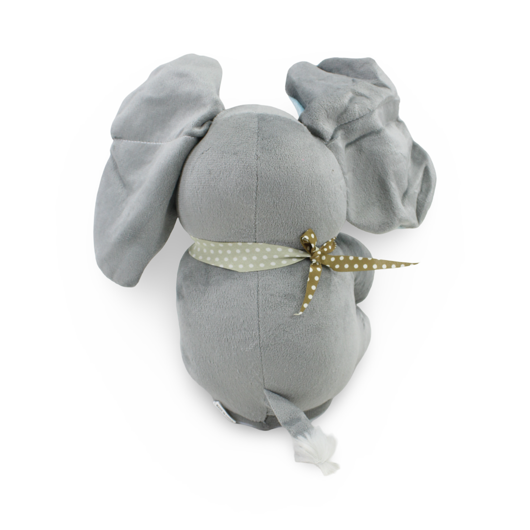 Elephant Plush Toy Set – Baby Blue