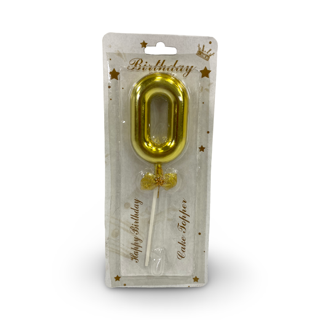 Vacuum Number Candle  – Zero