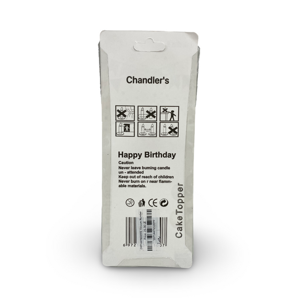 Vacuum Number Candle – Number 3