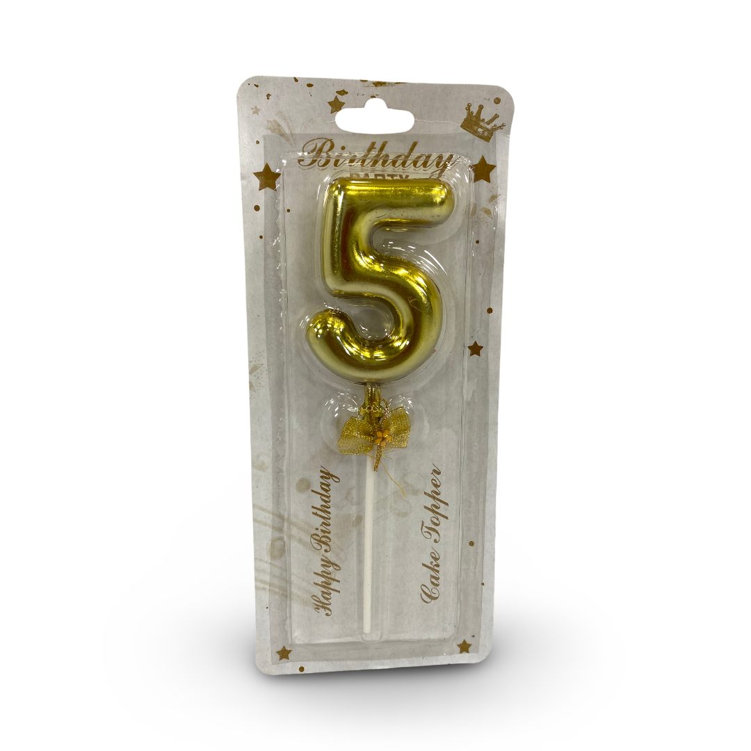 Vacuum Number Candle – Number 5