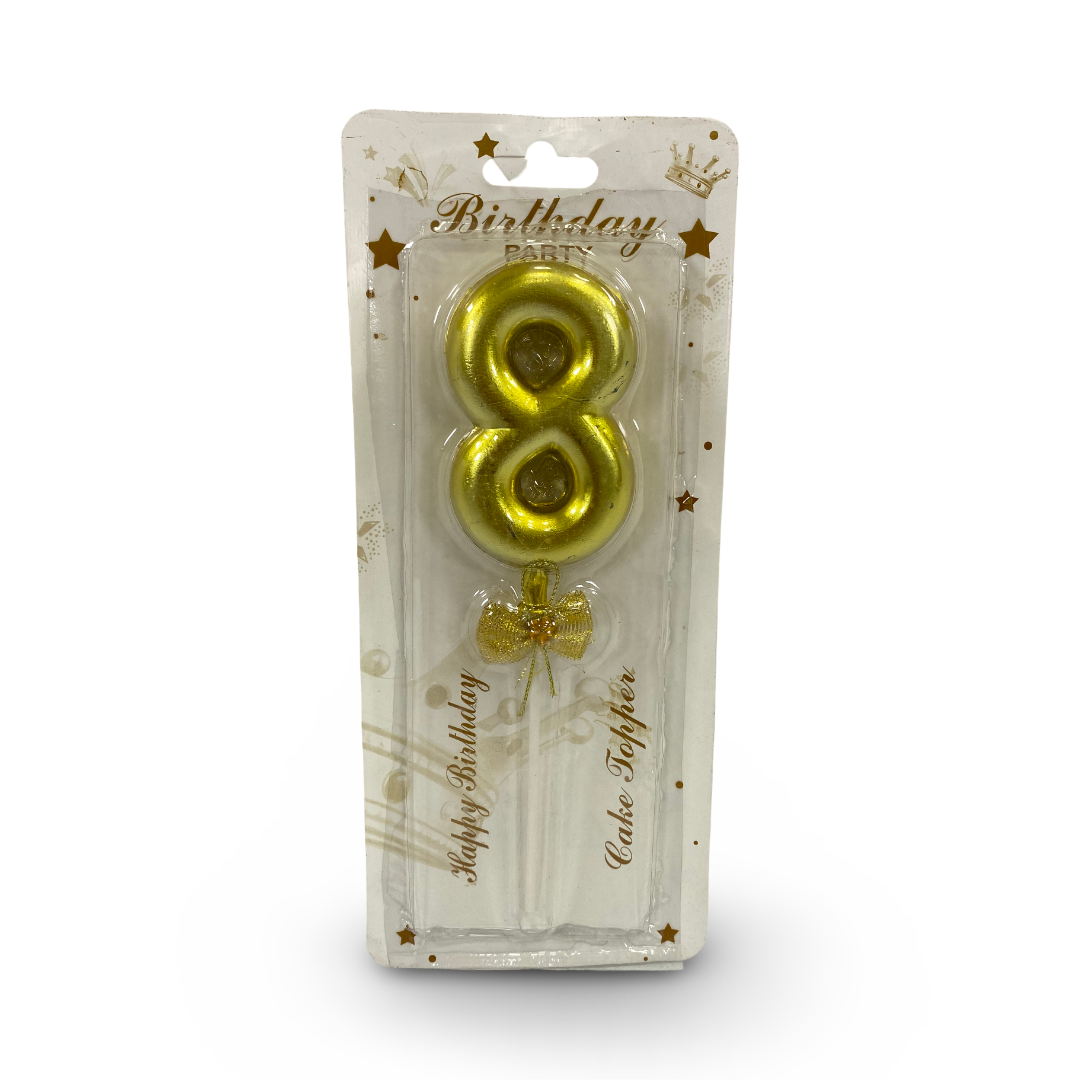 Vacuum Number Candle – Number 8