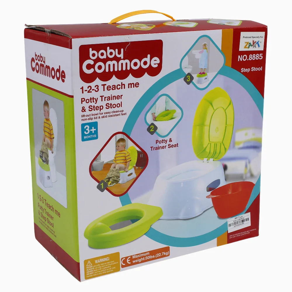 1-2-3 Teach Me – Potty Trainer & Step Stool