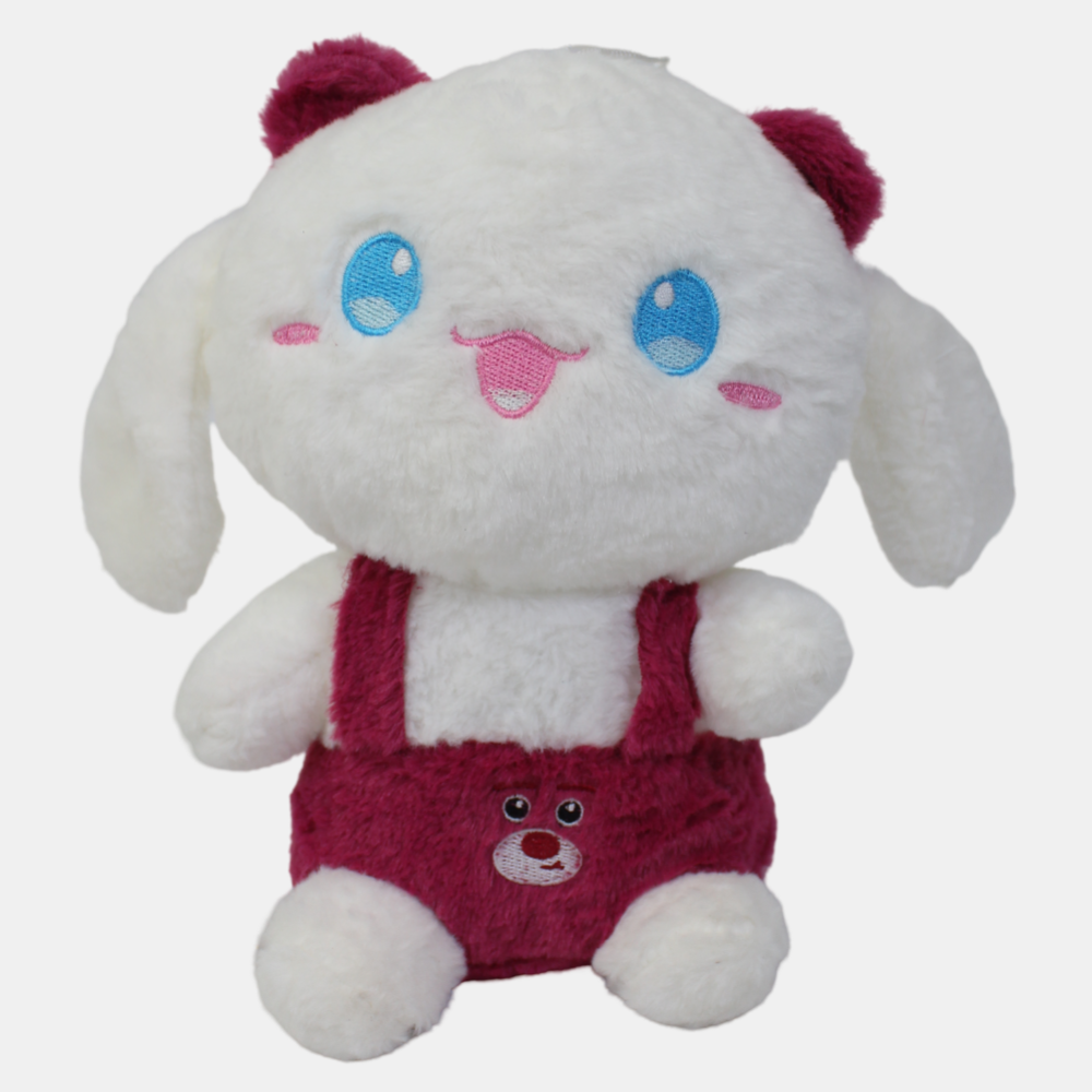 Cinnamoroll Bunny Plush with Straps – Burgundy & Lotso Design